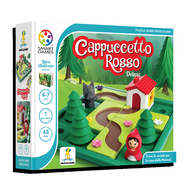 Smart Games - Cappuccetto Rosso con libro della fiaba incluso - Italian Version