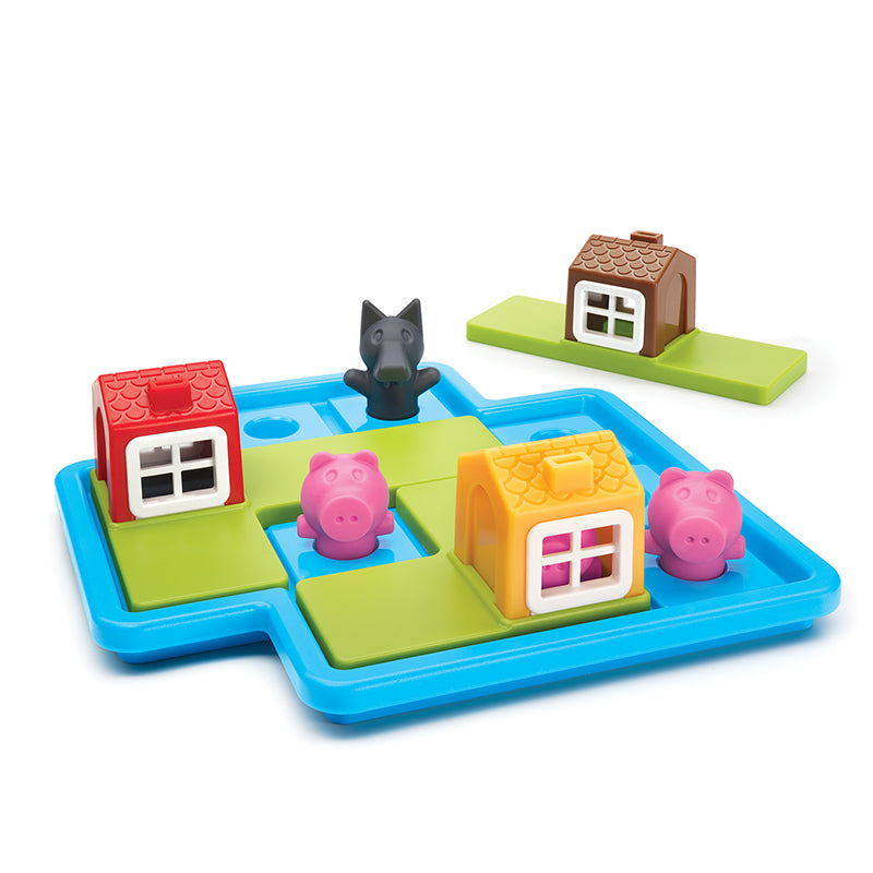 Smart Games - I Tre Piccoli Porcellini con libro della fiaba incluso - Italian Version